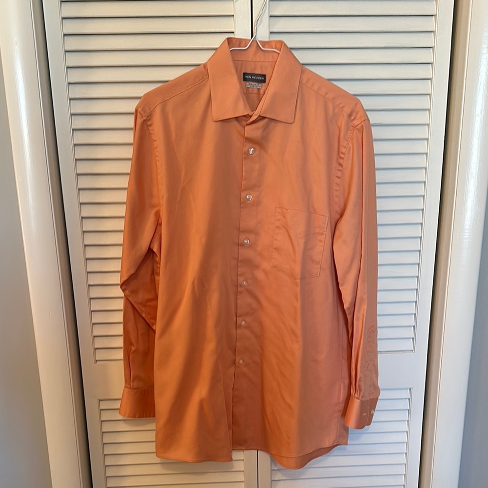 Van Heusen Orange Dress Shirt
